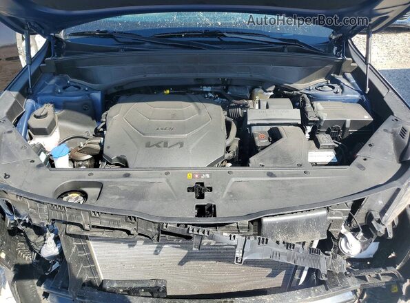 5XYP3DGC6SG647917 2025 KIA TELLURIDE Blue Rear interior view