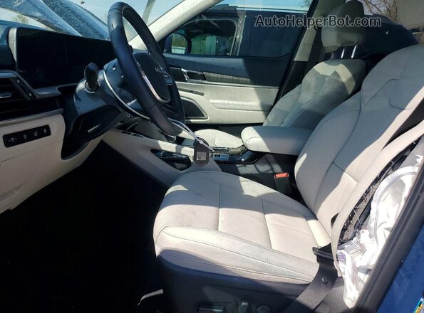 5XYP3DGC6SG647917 2025 KIA TELLURIDE Blue Front interior view