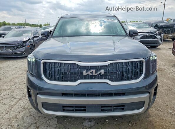 5XYP3DGC7PG381587 2023 KIA TELLURIDE Gray Front view