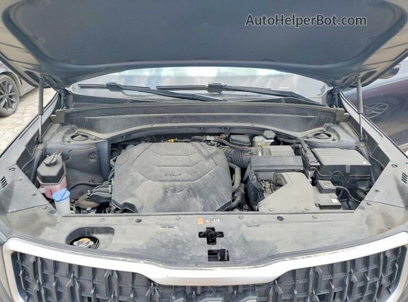 5XYP3DGC7PG381587 2023 KIA TELLURIDE Gray Rear interior view