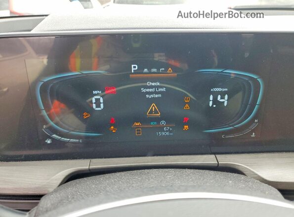 5XYP3DGC7SG630124 2025 KIA TELLURIDE Green Вид щитка приладів