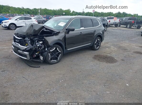 5XYP3DGC9PG339129 2023 KIA TELLURIDE Brown Vista tres cuartos delantera izquierda