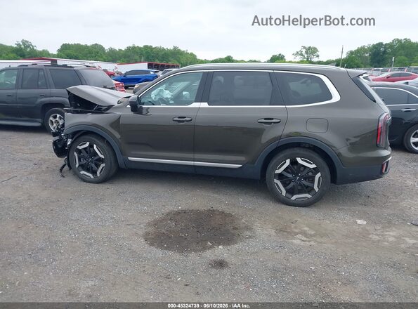 5XYP3DGC9PG339129 2023 KIA TELLURIDE Brown Vista interior de 360 grados