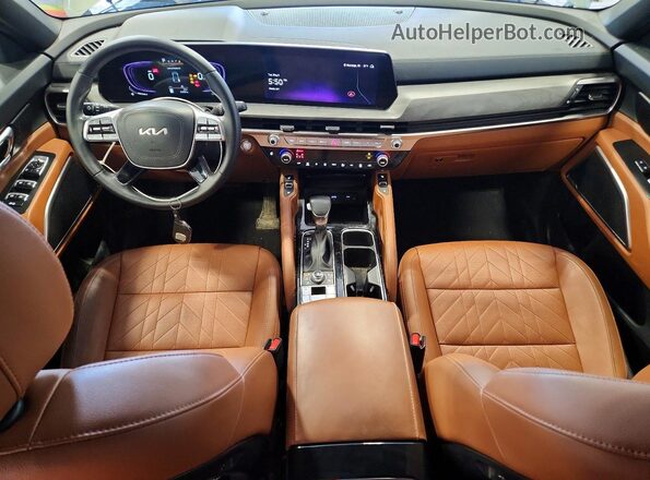 5XYP3DGC9RG438679 2024 KIA TELLURIDE Green Widok deski rozdzielczej