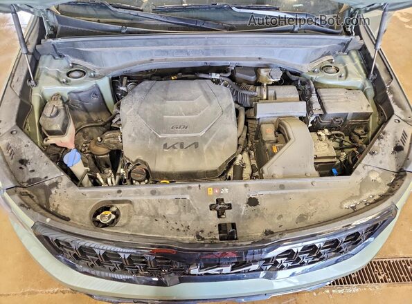 5XYP3DGC9RG438679 2024 KIA TELLURIDE Green Widok komory silnika