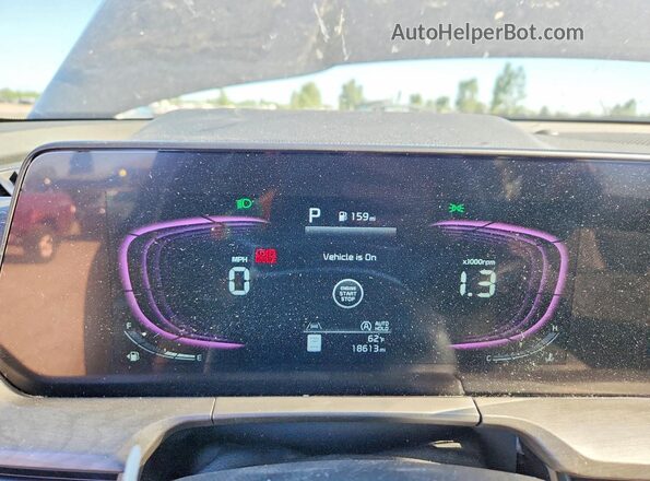 5XYP3DGC9SG641433 2025 KIA TELLURIDE Gray Instrument cluster view