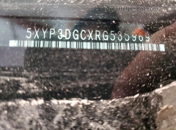 5XYP3DGCXRG535969 2024 KIA TELLURIDE Gray VIN sticker view