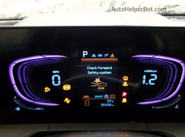 5XYP3DGCXRG535969 2024 KIA TELLURIDE Gray Instrument cluster view
