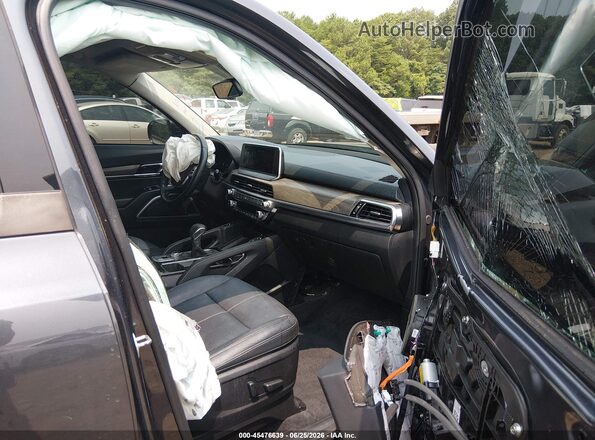 5XYP3DHC0MG107075 2021 KIA TELLURIDE Gray Vista interior delantera