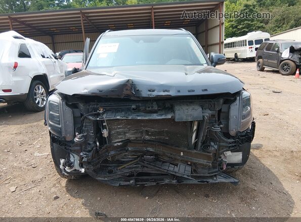 5XYP3DHC0MG107075 2021 KIA TELLURIDE Gray Vista interior trasera