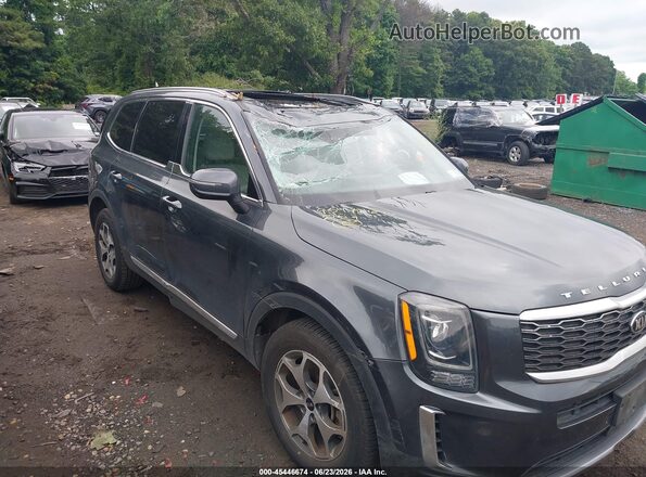 5XYP3DHC0MG151335 2021 KIA TELLURIDE Gray Widok z przodu