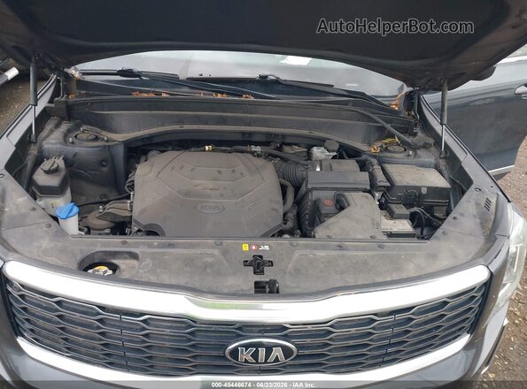 5XYP3DHC0MG151335 2021 KIA TELLURIDE Gray Widok z tyłu