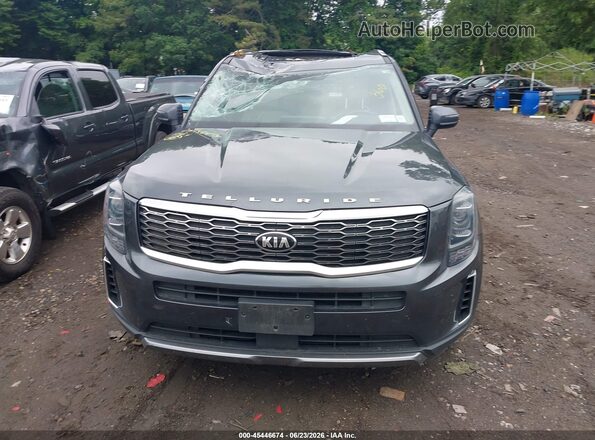 5XYP3DHC0MG151335 2021 KIA TELLURIDE Gray Widok zestawu wskaźników