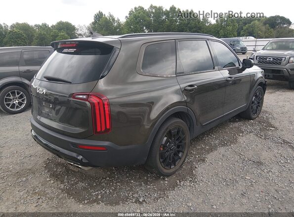 5XYP3DHC0NG274800 2022 KIA TELLURIDE Green Задня права чверть