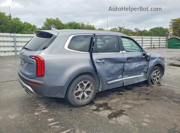 5XYP3DHC1LG008277 2020 KIA TELLURIDE Gray Trasero derecho