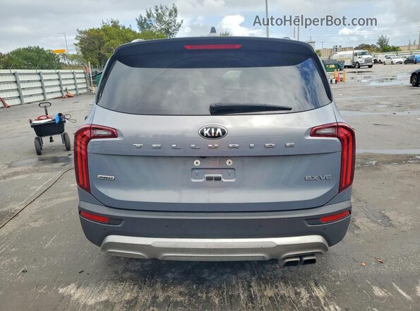 5XYP3DHC1LG008277 2020 KIA TELLURIDE Gray Vista trasera
