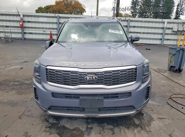 5XYP3DHC1LG008277 2020 KIA TELLURIDE Gray Vista frontal