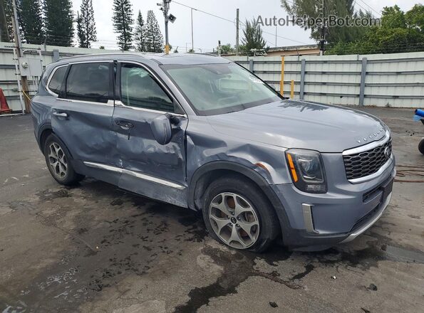 5XYP3DHC1LG008277 2020 KIA TELLURIDE Gray Delantero derecho