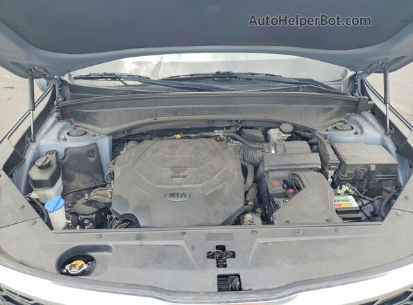5XYP3DHC1LG008277 2020 KIA TELLURIDE Gray Vista del compartimento del motor