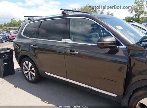 5XYP3DHC1LG057561 2020 KIA TELLURIDE Серый Вид задней части салона
