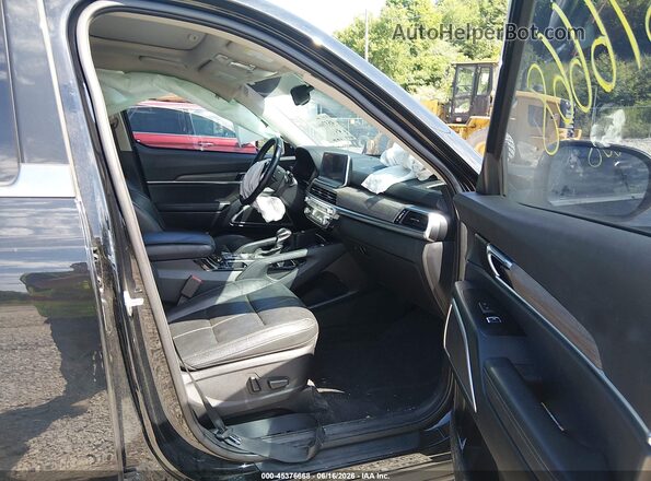 5XYP3DHC2MG103819 2021 KIA TELLURIDE Black Вид салону спереду