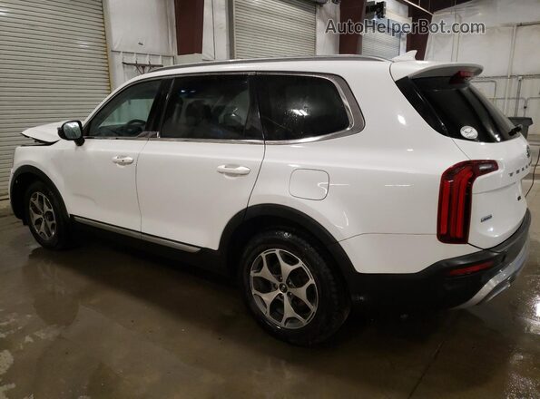 5XYP3DHC2MG103853 2021 KIA TELLURIDE White Trasero izquierdo