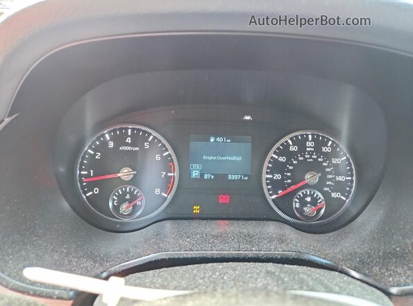 5XYP3DHC2NG211505 2022 KIA TELLURIDE Черный Вид щитка приборов