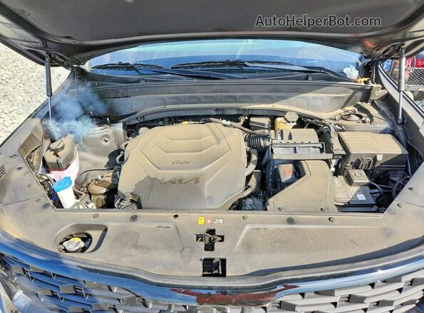 5XYP3DHC2NG211505 2022 KIA TELLURIDE Черный Вид подкапотного пространства