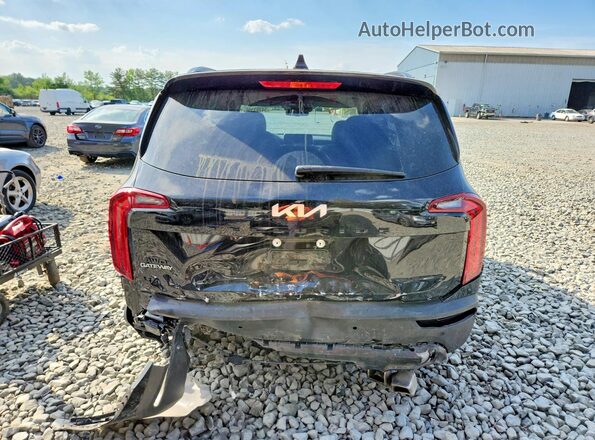 5XYP3DHC2NG211505 2022 KIA TELLURIDE Черный Вид сзади