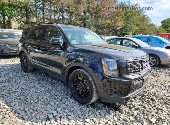 5XYP3DHC2NG211505 2022 KIA TELLURIDE Черный Передняя правая четверть