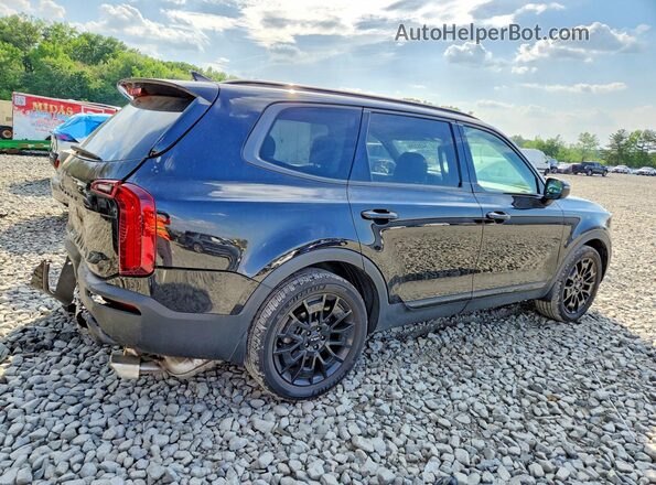 5XYP3DHC2NG211505 2022 KIA TELLURIDE Черный Задняя правая четверть
