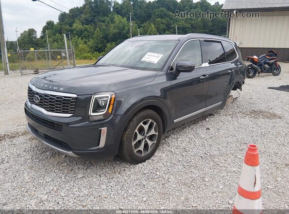 5XYP3DHC3LG003386 2020 KIA TELLURIDE Black Передня ліва чверть