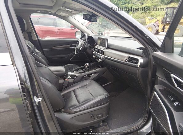 5XYP3DHC3LG003386 2020 KIA TELLURIDE Black Вид салону спереду