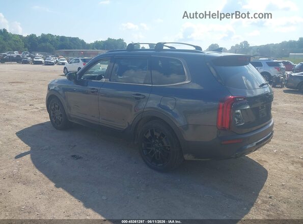 5XYP3DHC3MG101996 2021 KIA TELLURIDE Black Trasero izquierdo
