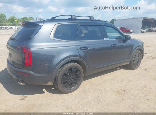 5XYP3DHC3MG101996 2021 KIA TELLURIDE Black Trasero derecho