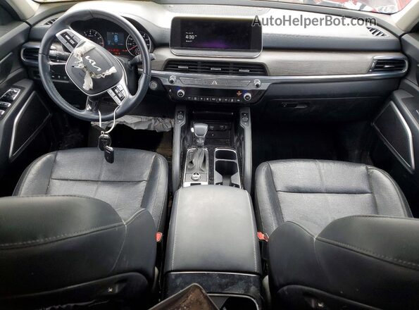 5XYP3DHC3NG292661 2022 KIA TELLURIDE Maroon Widok deski rozdzielczej