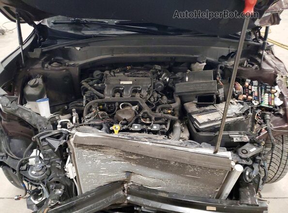 5XYP3DHC3NG292661 2022 KIA TELLURIDE Maroon Widok komory silnika