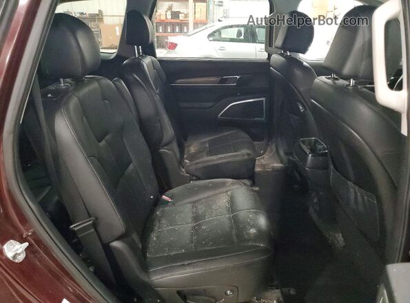 5XYP3DHC3NG292661 2022 KIA TELLURIDE Maroon Widok wnętrza z tyłu