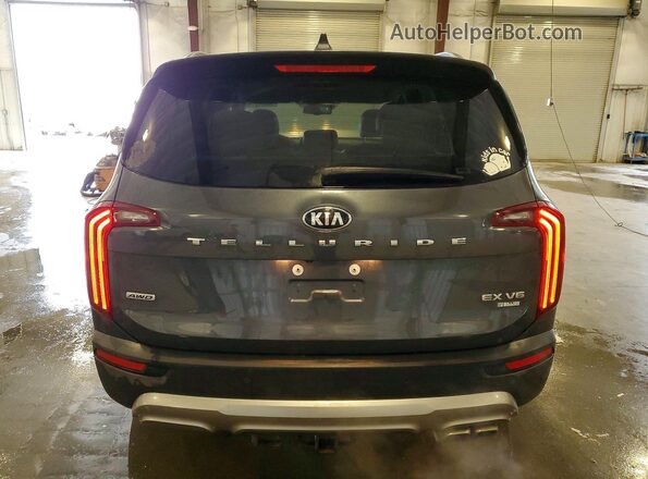 5XYP3DHC4LG074449 2020 KIA TELLURIDE Серый Вид сзади