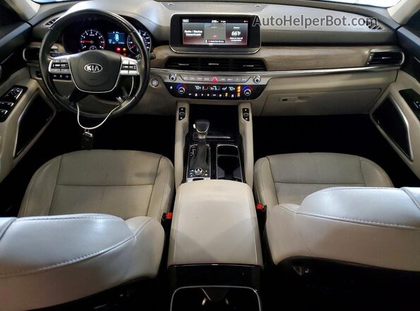 5XYP3DHC4LG074449 2020 KIA TELLURIDE Серый Вид панели приборов