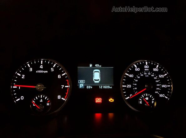 5XYP3DHC4LG074449 2020 KIA TELLURIDE Серый Вид щитка приборов