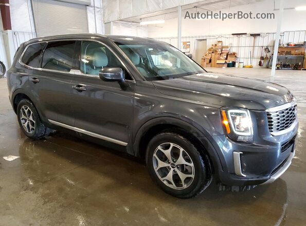 5XYP3DHC4LG074449 2020 KIA TELLURIDE Серый Передняя правая четверть
