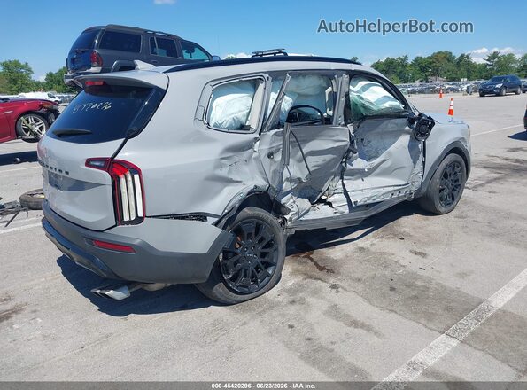 5XYP3DHC4NG287128 2022 KIA TELLURIDE Gray Rear right