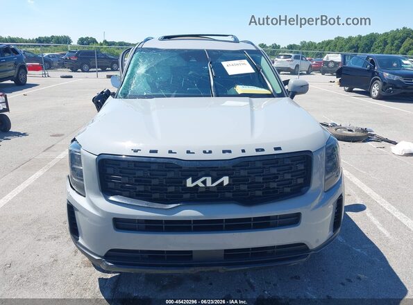 5XYP3DHC4NG287128 2022 KIA TELLURIDE Gray Rear interior view