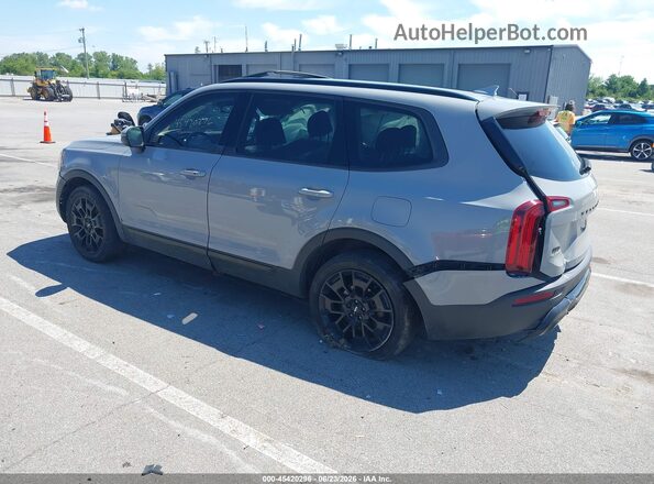 5XYP3DHC4NG287128 2022 KIA TELLURIDE Gray Rear left