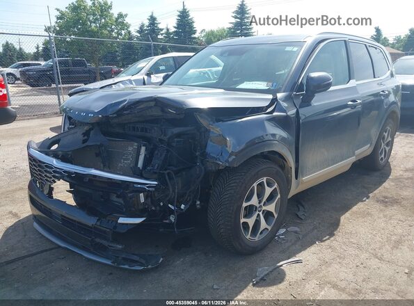 5XYP3DHC5LG032727 2020 KIA TELLURIDE Gray წინა მარცხენა ხედი სამი მეოთხედიდან