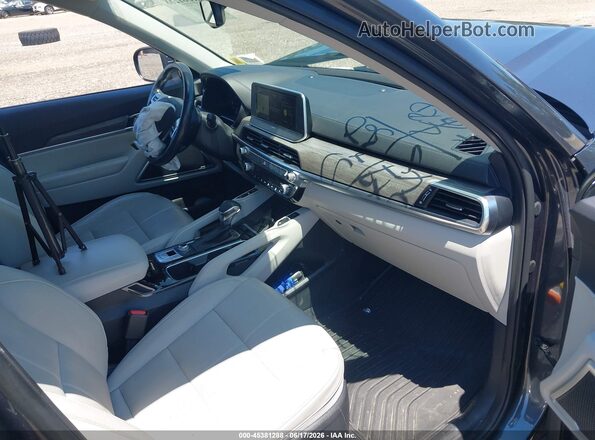 5XYP3DHC5MG101871 2021 KIA TELLURIDE Gray Front interior view