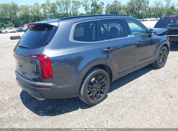 5XYP3DHC5MG101871 2021 KIA TELLURIDE Gray Rear right