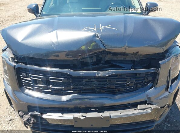 5XYP3DHC5MG101871 2021 KIA TELLURIDE Gray Front view