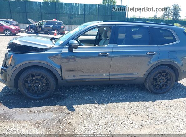 5XYP3DHC5MG101871 2021 KIA TELLURIDE Gray 360 interior view